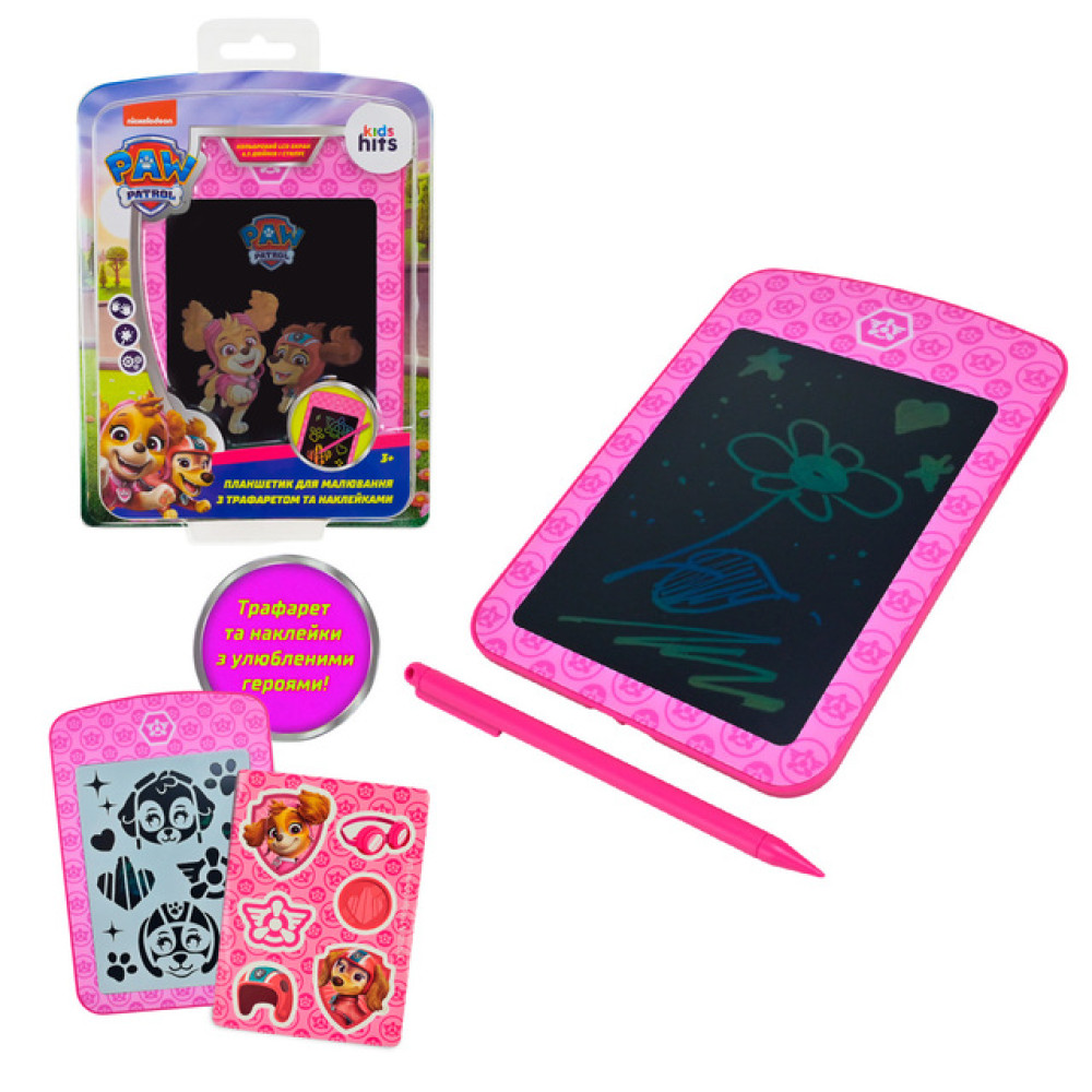 Планшет для малювання Paw Patrol арт. KH74/002L(40шт) LCD ек