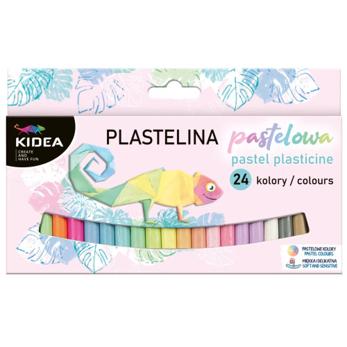 Пластилін пастельний 24 кол PP24KA
