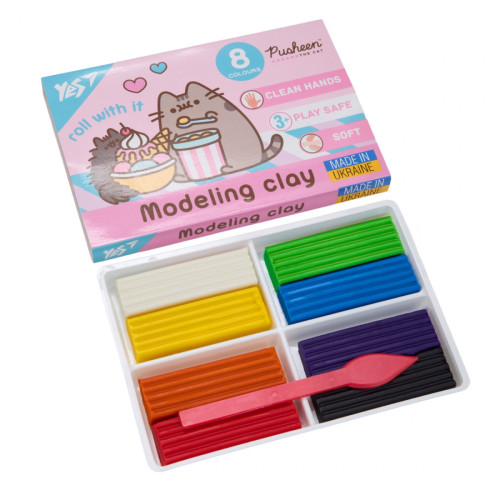 Пластилін Yes Pusheen 8 кольорів 160 г 540657 - 88