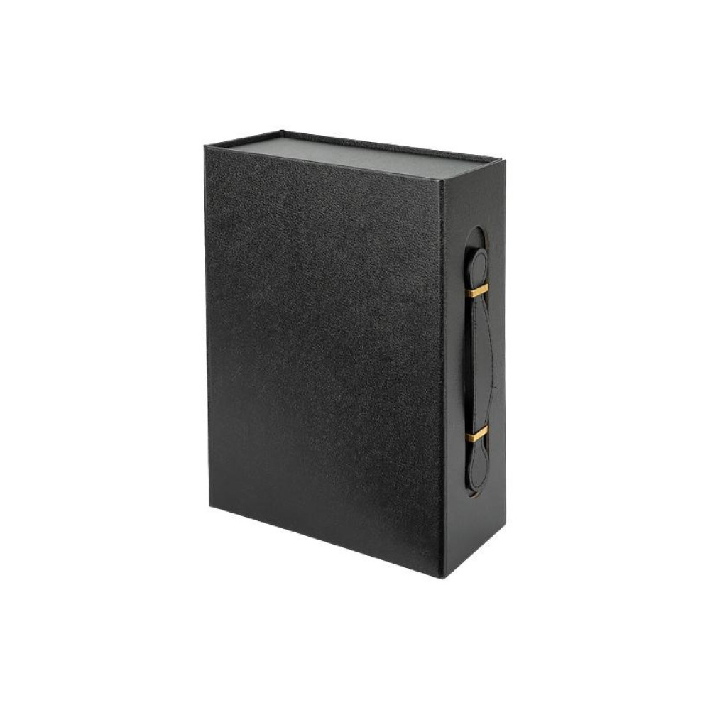Подарункова коробка 28,2×20,9×9,2 см складна з ручкою BLACK HL-224 (124967) - 0