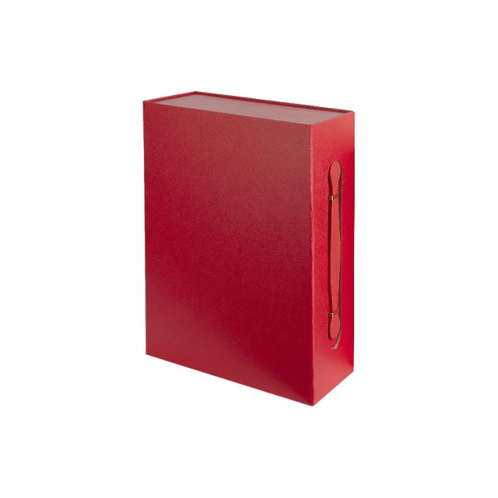 Подарункова коробка 28,2×20,9×9,2 см складна з ручкою RED HL-225 (124969) - 0