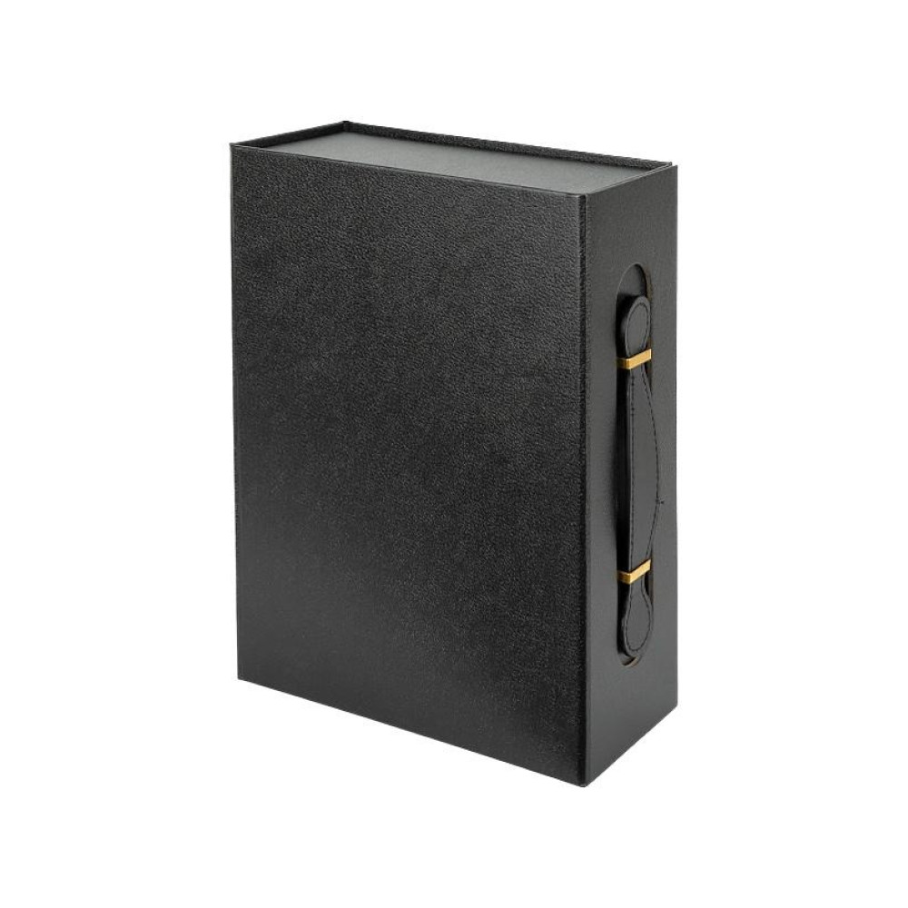 Подарункова коробка 33×25×12 см складна з ручкою BLACK HL-228 (124973) - 0