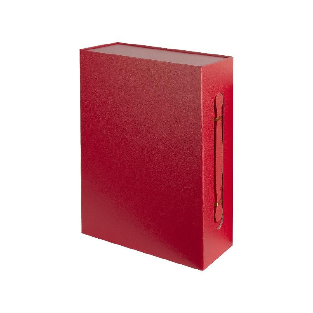 Подарункова коробка 33×25×12 см складна з ручкою RED HL-229 (124974) - 0