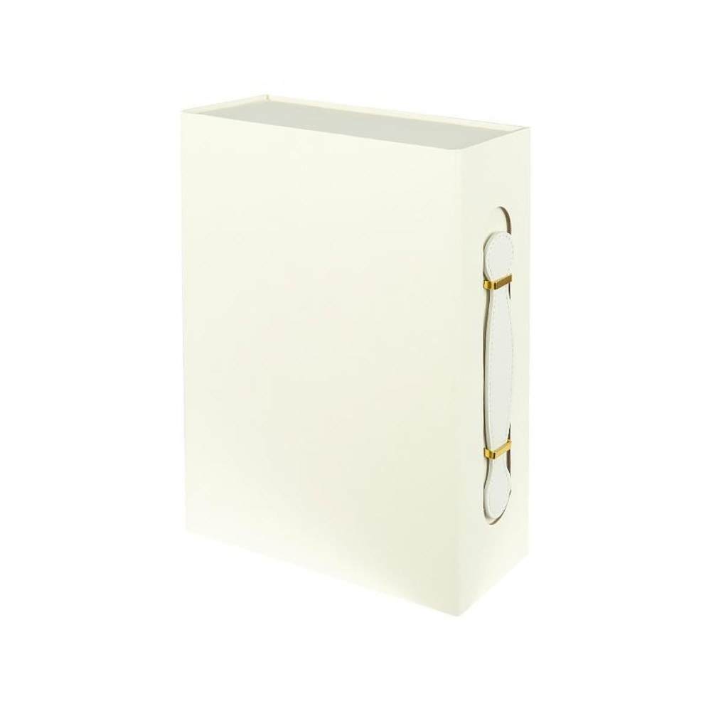 Подарункова коробка 33×25×12 см складна з ручкою WHITE HL-227 (124972) - 0