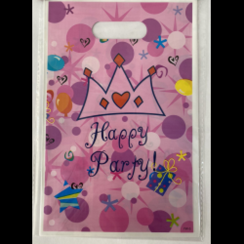 ПОДАРУНКОВИЙ ПАКЕТ HAPPY PARTY 10ШТ/УП