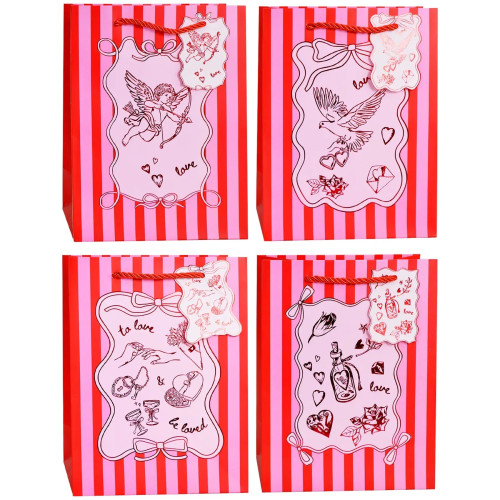 Подарунковий паперовий пакет S (18x23x8 см) 3555S