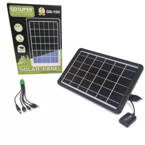 Портативна сонячна панель GDSUPER GD-100 8W