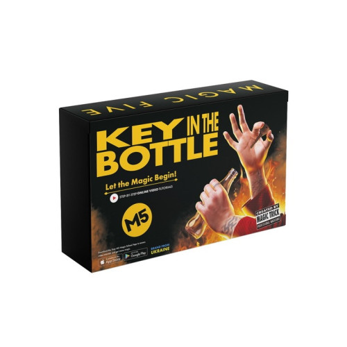 Пристрій для демонстрації фокусів і трюків в ігровій формі Magic Five – Key in the Bottle, в кор. 22*14*5см