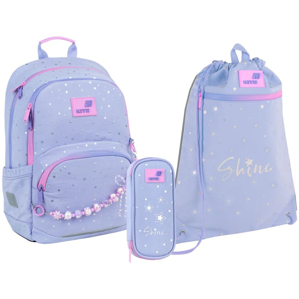Рюкзак Шкільний набір 5в1 Kite Education Twinke, Star SET_K2