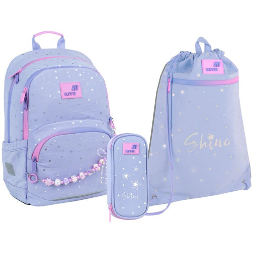 Рюкзак Шкільний набір 5в1 Kite Education Twinke, Star SET_K2