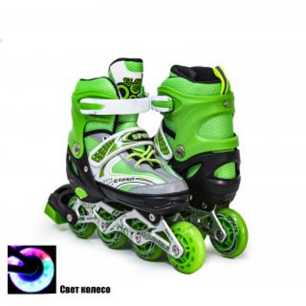Ролики Happy Light green размер 35-38