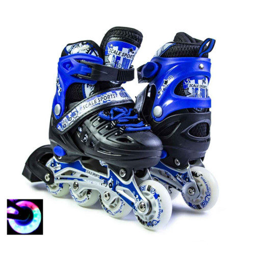 Ролики Scale Sports Blue LF 905, розмір 34-37