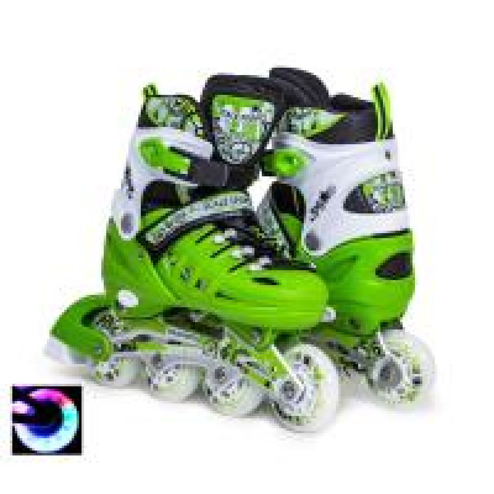 Ролики Scale Sports Green LF 905, розмір 29-33 - 0