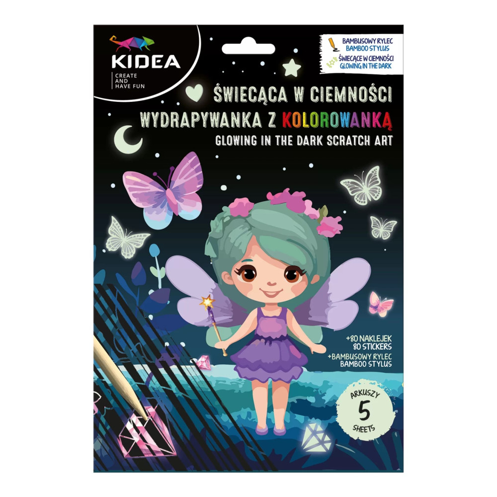 Розмальовка Magic Kidea, що світиться в темряві