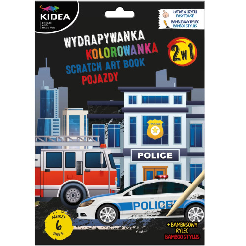 Розмальовка та скретч-книжка 2в1 (Авта) WKMKA