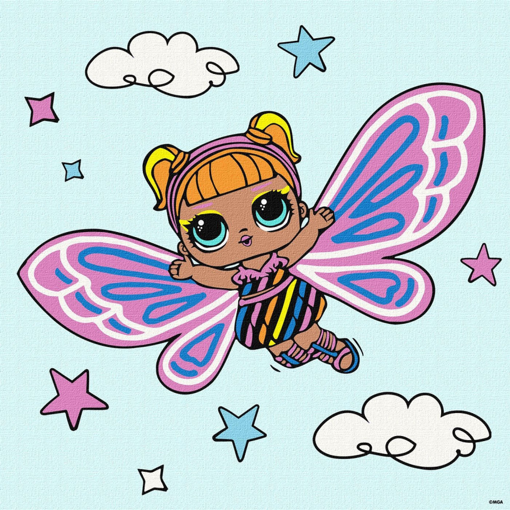 Розпис по номерах для дітей L.O.L. Surprise! O.M.G. Fairies