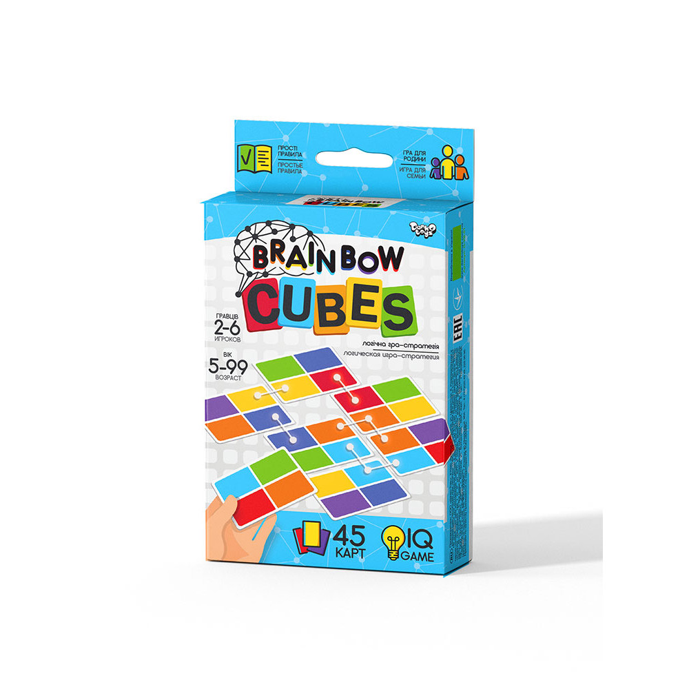 Розважальна настільна гра "Brainbow CUBES", G-BRC-01-01