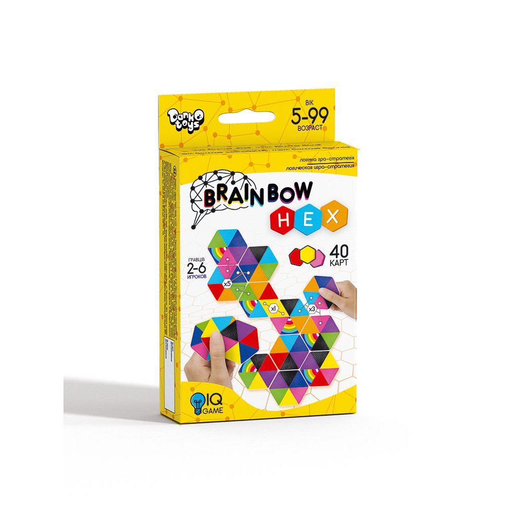 Розважальна настільна гра "Brainbow HEX"