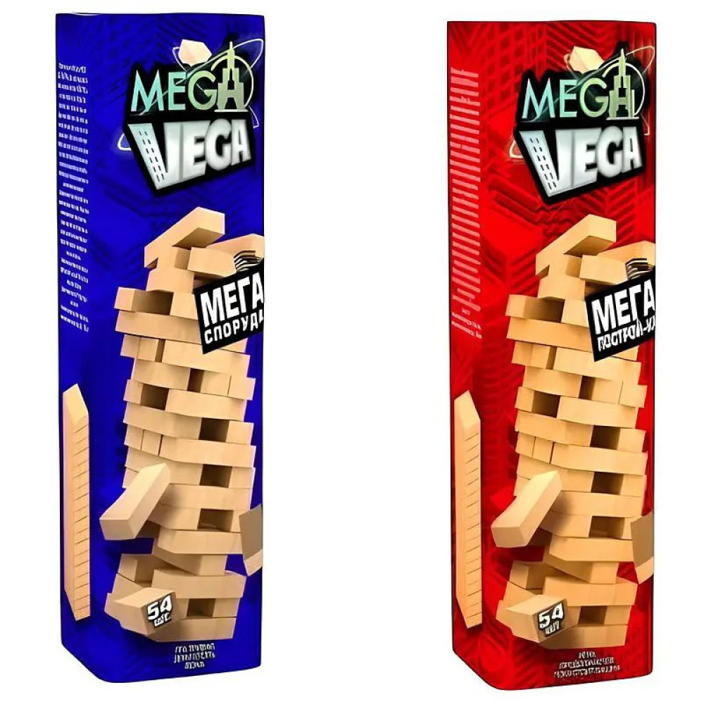 Розвиваюча настільна гра Дженга вежа "MEGA VEGA"
