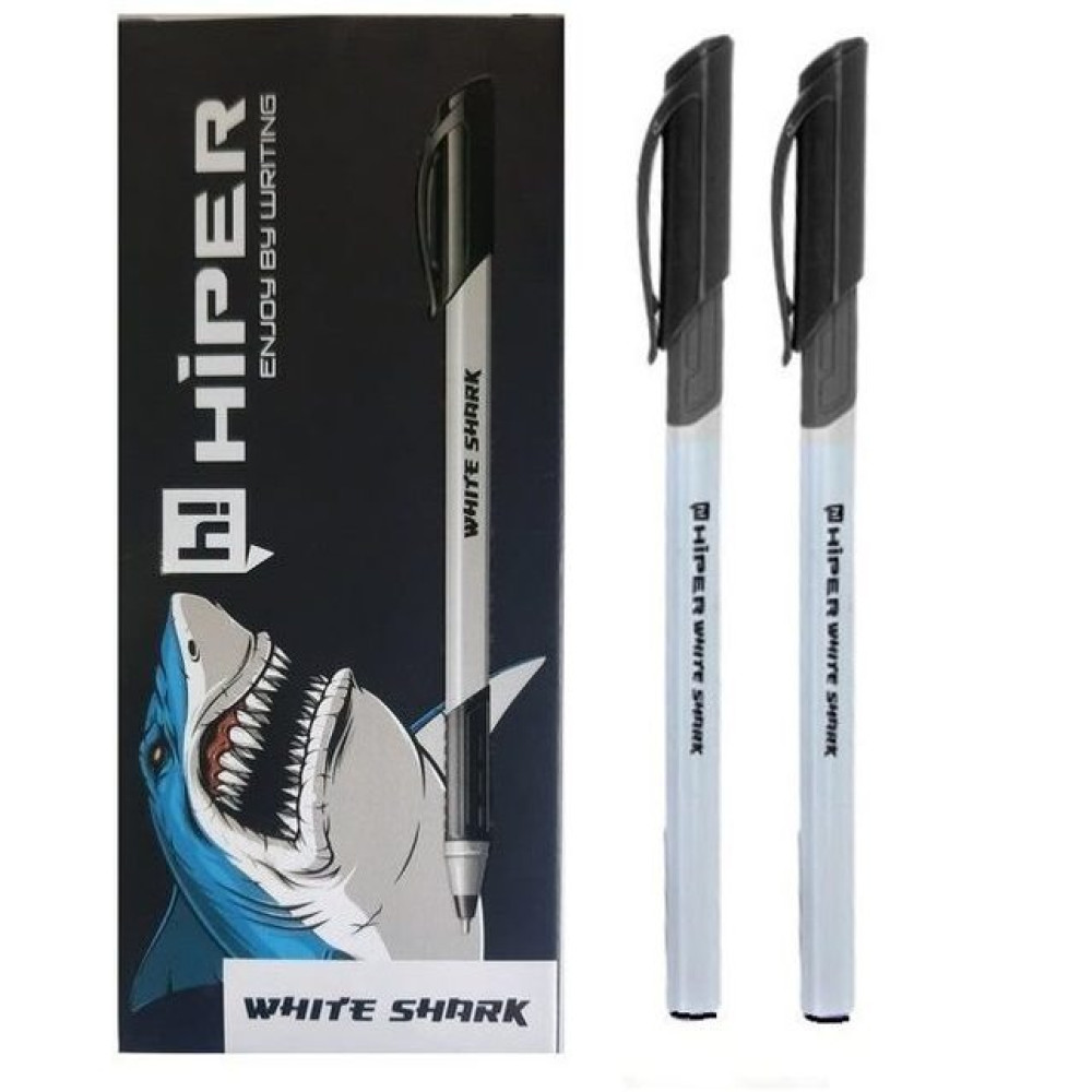 Ручка гелева HIPER White Shark 0,6 мм чорна (HG-811)