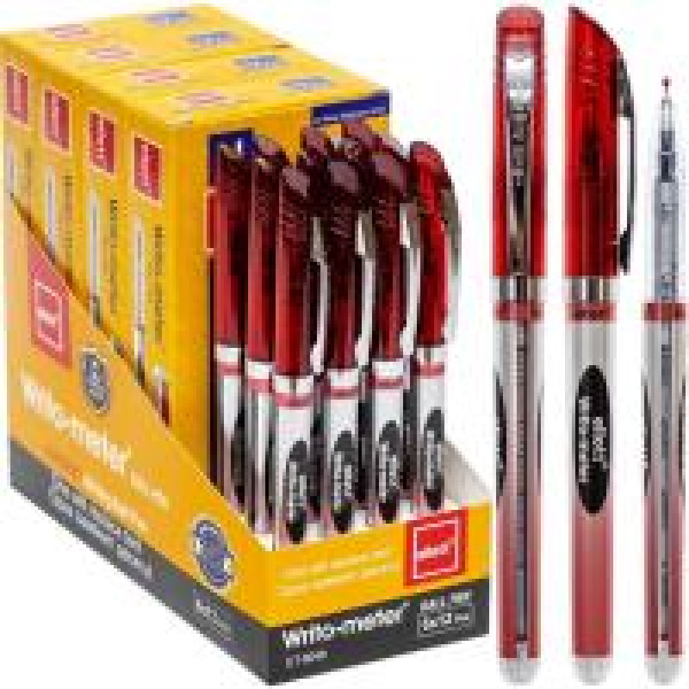 Ручка масляна "10 км" Ellott CL8048-12 Червона - 0