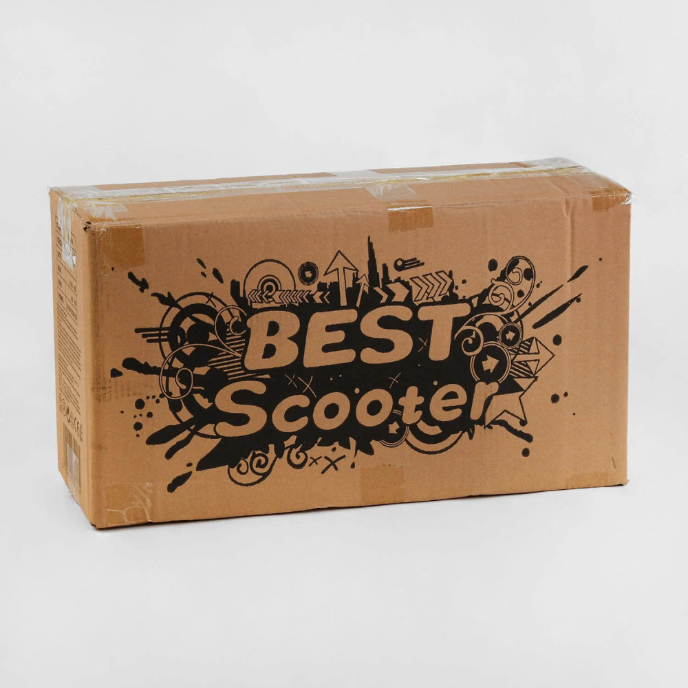 Самокат 5в1 триколісний 11033 Best Scooter, із захисним бампером, PU колеса, підсвітка коліс, в коробці - 2