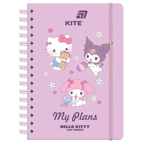 Щоденник-планер Kite Hello Kitty А5 138 сторінок спіраль