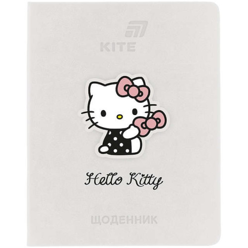 Щоденник шкільний Kite Hello Kitty тверда обкладинка PU (HK2