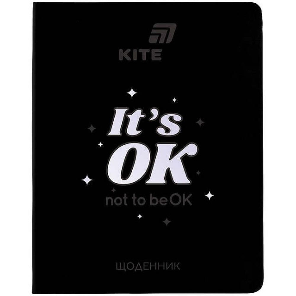 Щоденник шкільний Kite It's OK м'яка обкладинка PU (K26-283-