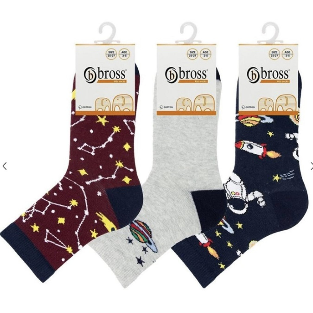Шкарпетки для хлопчика Bross Socks mix 15337S