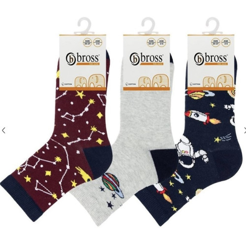 Шкарпетки для хлопчика Bross Socks mix 15337S