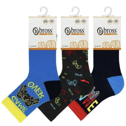 Шкарпетки для хлопчика Bross Socks mix 5801S