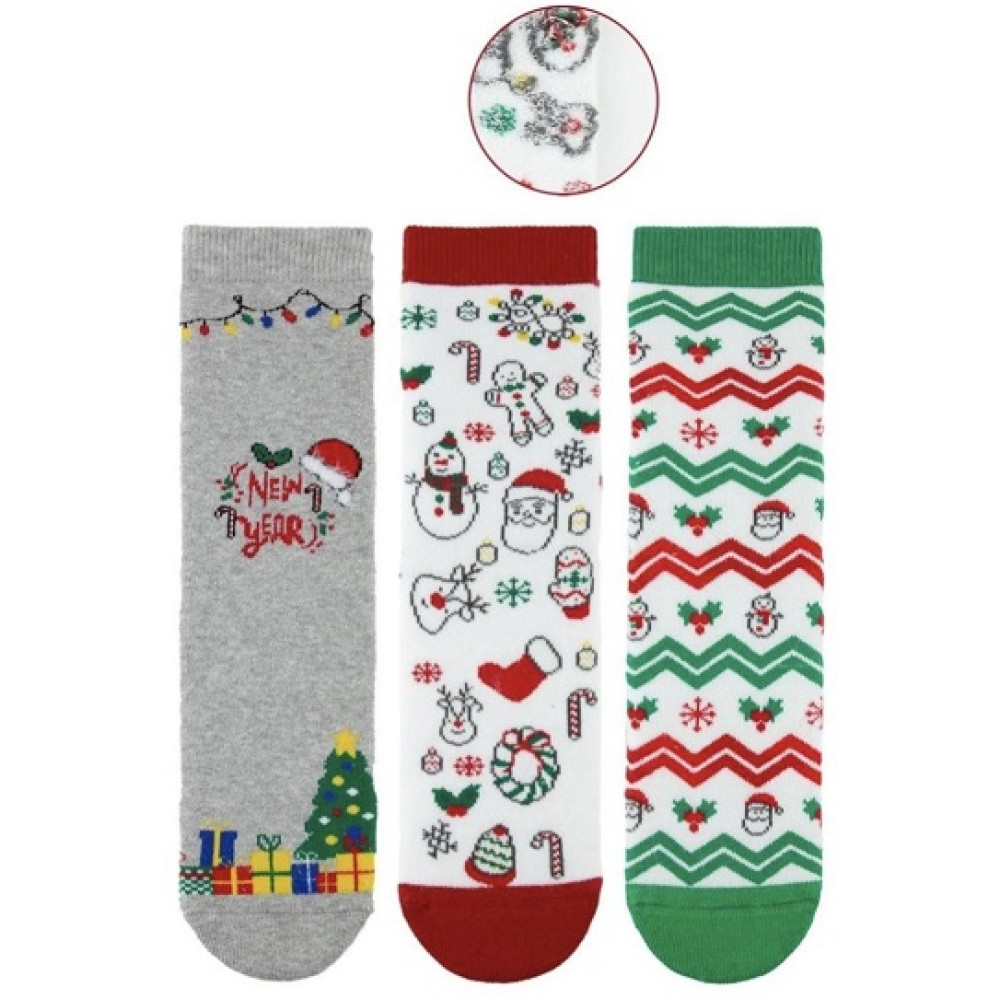 Шкарпетки махрові Унісекс Bross Socks mix 10968