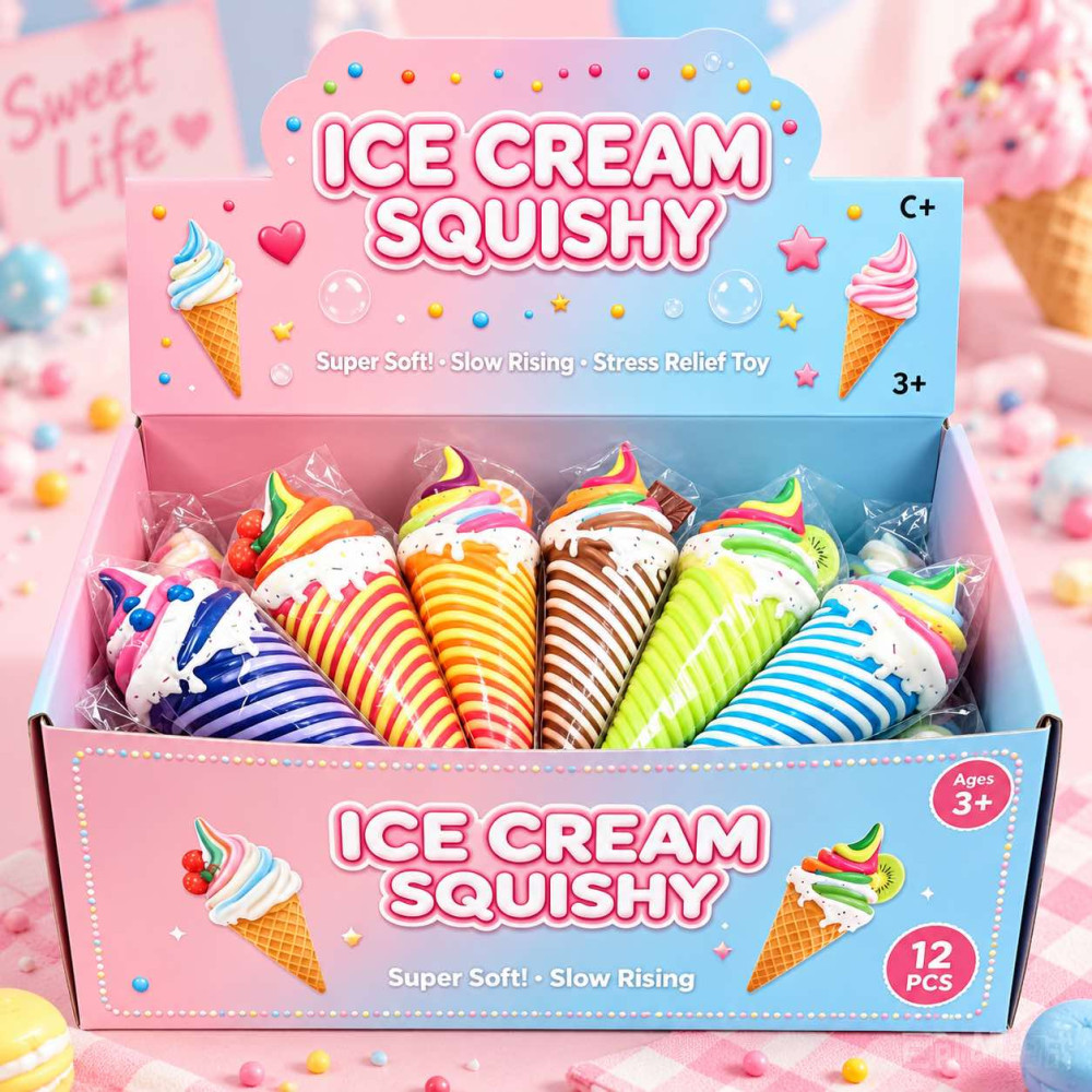 Сквіш Антістрес Ice Cream Ріжок.