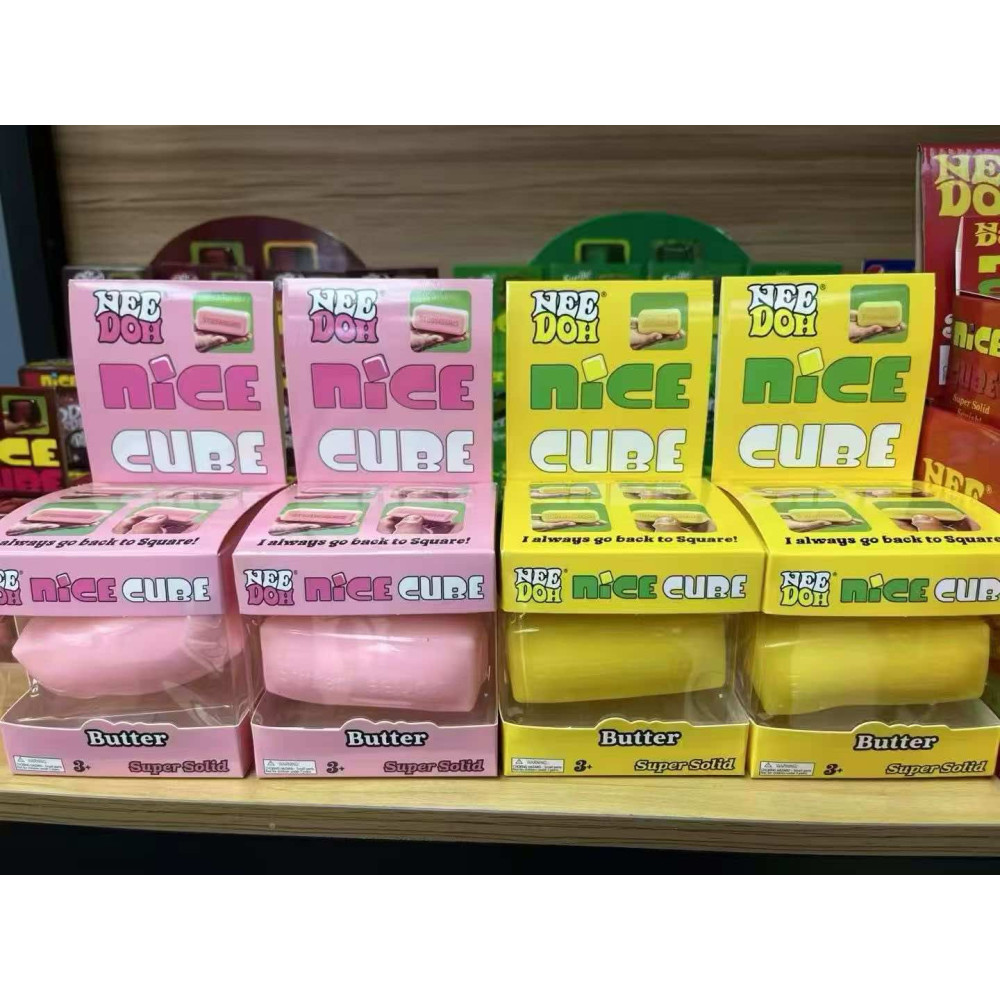 Сквіш антістрес Масло Butter бренд Nee Doh Nice Cube, кожне