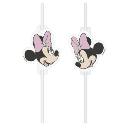 Соломинки для пиття Medallion 4 шт MINNIE DISNEY