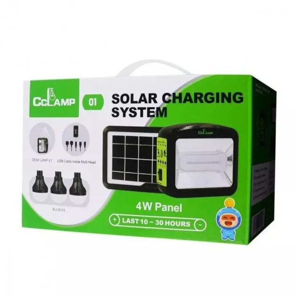 Сонячна станція CcLamp CL-01-03 LED ліхтар Лампочки Power Bank - 0