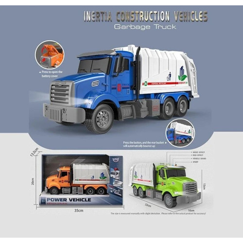 Спецтехніка HT 6807 W, 3 види, відкидний контейнер, інер