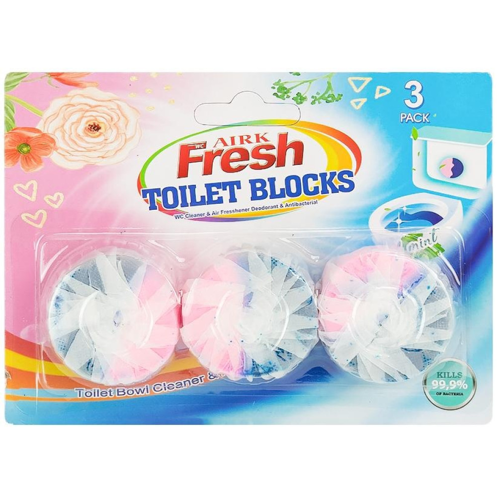 Таблетки для унітаза 3-PACK, D4,5см
