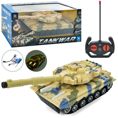 Танк 567-36 (18шт) 31см, р/к, акум, USB зарядка, світло, 2 кольори, в кор-ці, 33-15-13см