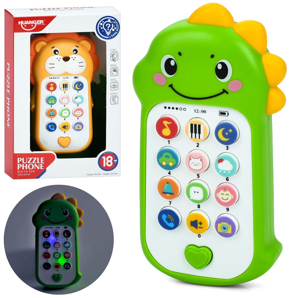 Телефон мобільний HE0557-HE0558, 14,5-7,5-2,5см, музик