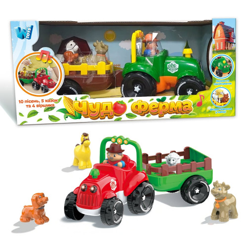 Трактор музичний 37586 "WToys" укр озвучування