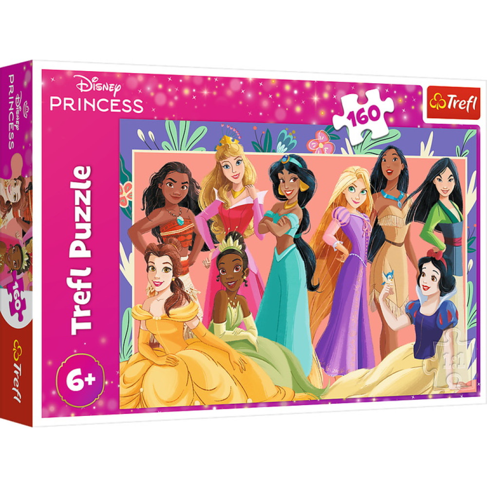Пазли "160" Disney Princess Справжні принцеси Trefl 15427