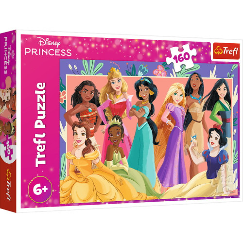 Пазли "160" Disney Princess Справжні принцеси Trefl 15427