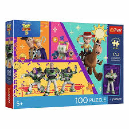 Trefl Пазли "100 UFT Premium Plus Kids" Toy Story 5 Іграшки