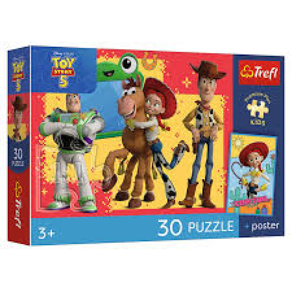 Trefl Пазли "30 Premium Plus Kids" Toy Story 5 Пригоди іграш