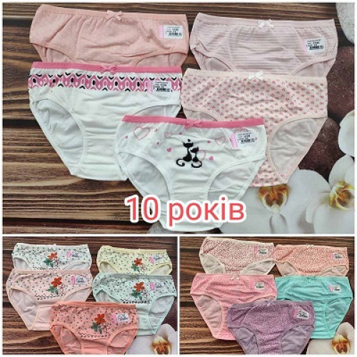 Труси для дівчинки BiyoKids mix (10 р) 1738T