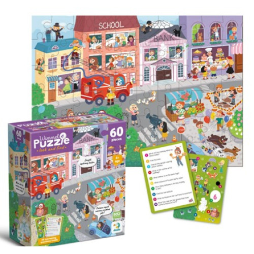 Вімельпазл «Містечко професій  60 елементів»300662