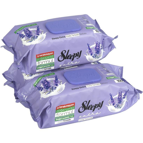 Вологі серветки для прибирання 100шт ТМ SLEEPY Easy Clean