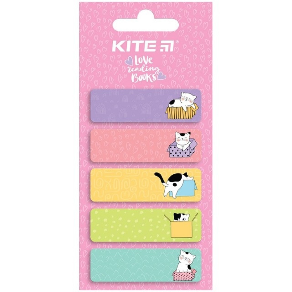 Закладка паперова Kite Cats 5 х 15 х 50 мм 100 шт